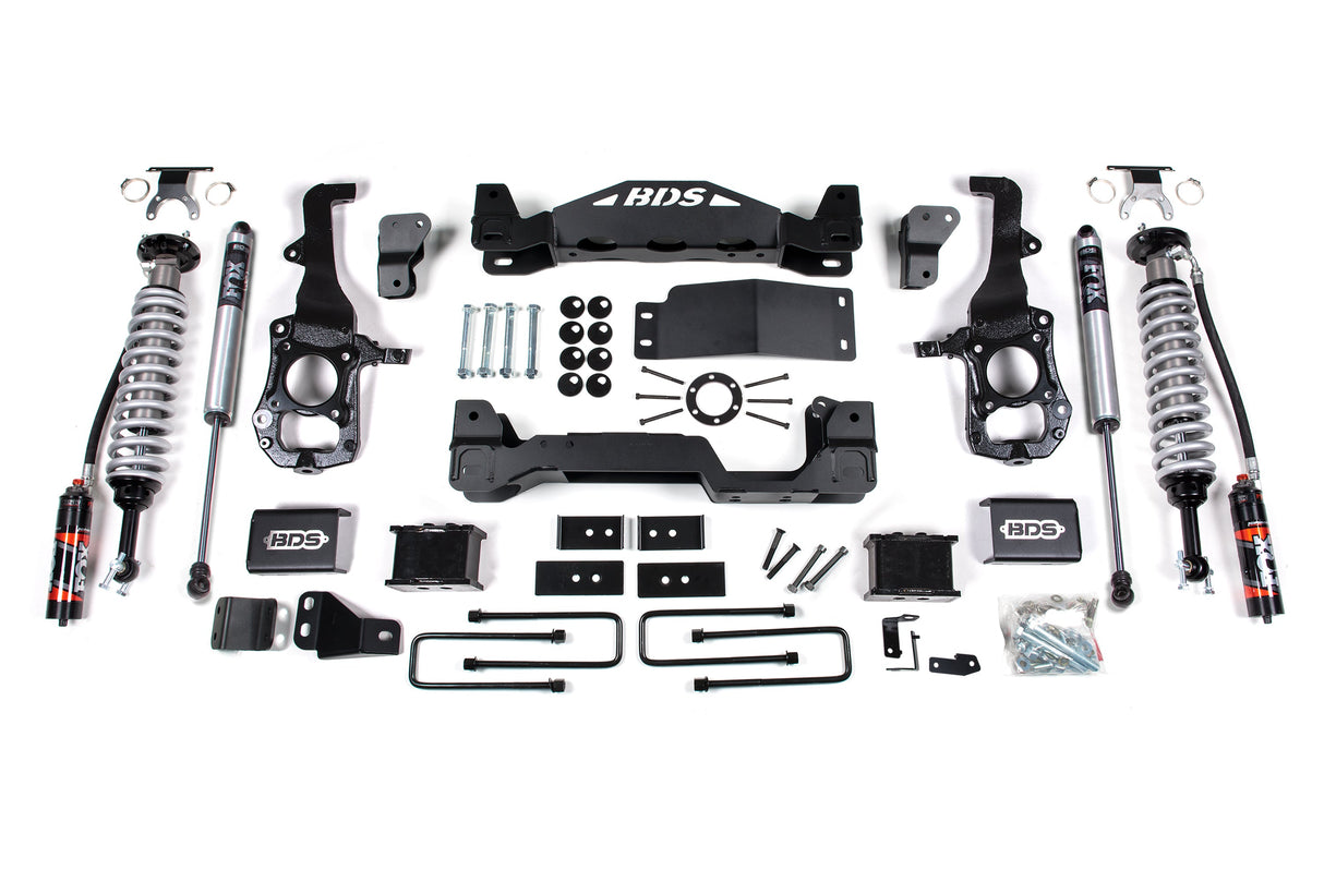 6 Inch Lift Kit - FOX 2.5 Performance Elite Coil-Over - Ford F150 (21-24) 4WD BDS Suspension Suspension Lift Kit AXOPROS
