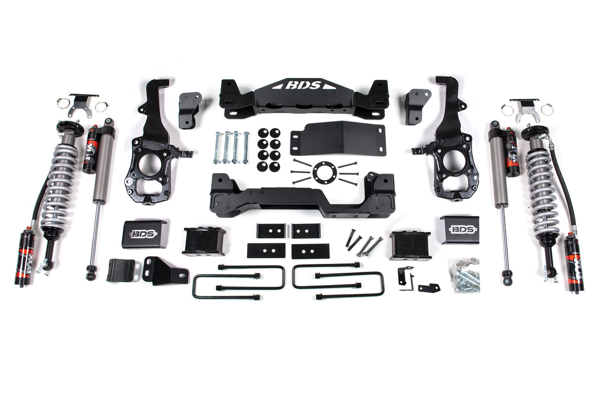 6 Inch Lift Kit - FOX 2.5 Performance Elite Coil-Over - Ford F150 (21-24) 4WD BDS Suspension Suspension Lift Kit AXOPROS