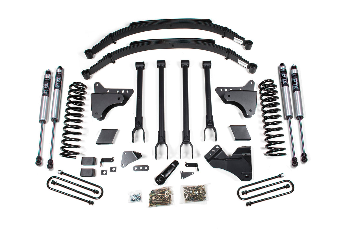 6 Inch Lift Kit W/ 4-Link - Ford F250/F350 Super Duty (08-10) 4WD - Gas BDS Suspension Suspension Lift Kit AXOPROS