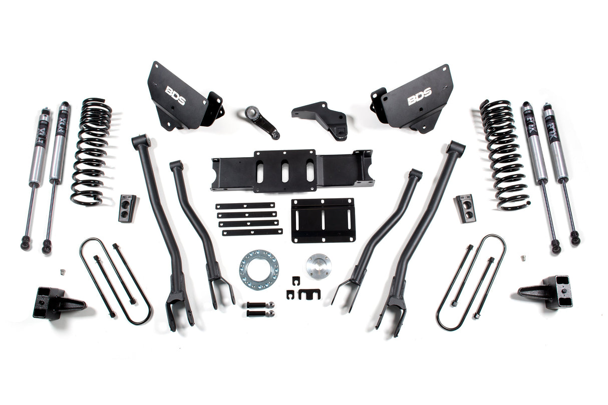6 Inch Lift Kit W/ 4-Link - Ram 3500 (13-18) 4WD - Diesel BDS Suspension Suspension Lift Kit AXOPROS