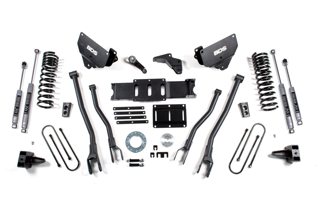 6 Inch Lift Kit W/ 4-Link - Ram 3500 (13-18) 4WD - Diesel BDS Suspension Suspension Lift Kit AXOPROS