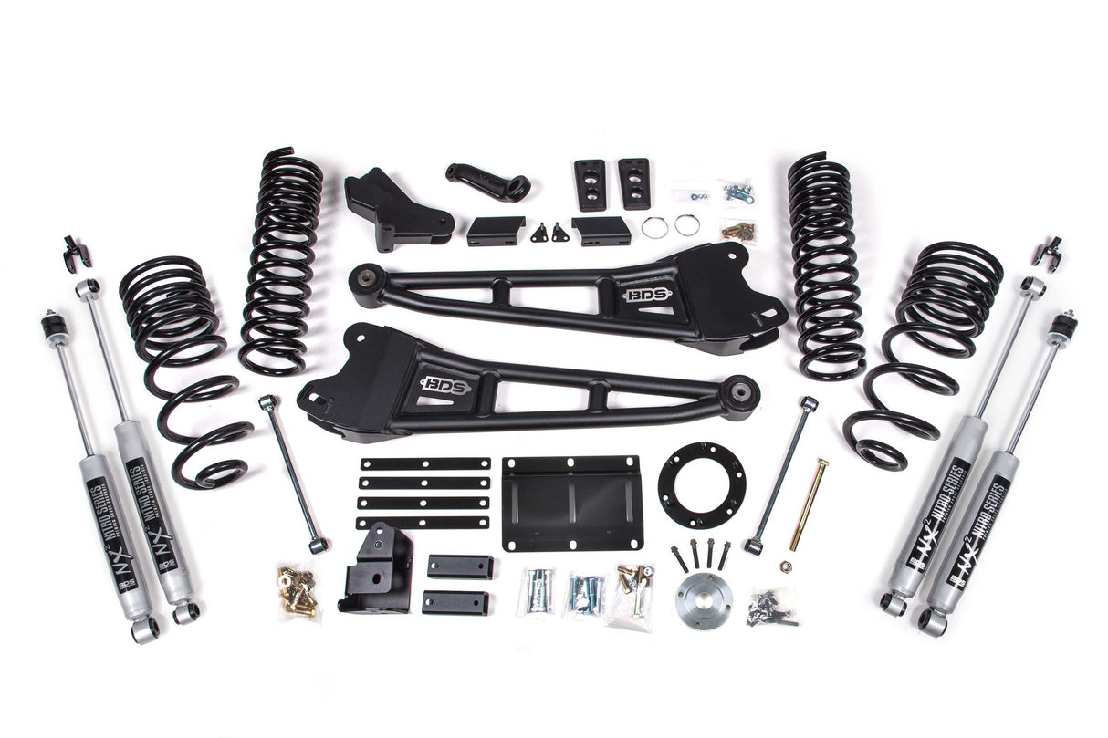 6 Inch Lift Kit W/ Radius Arm - Ram 2500 (14-18) 4WD - Diesel BDS Suspension Suspension Lift Kit AXOPROS