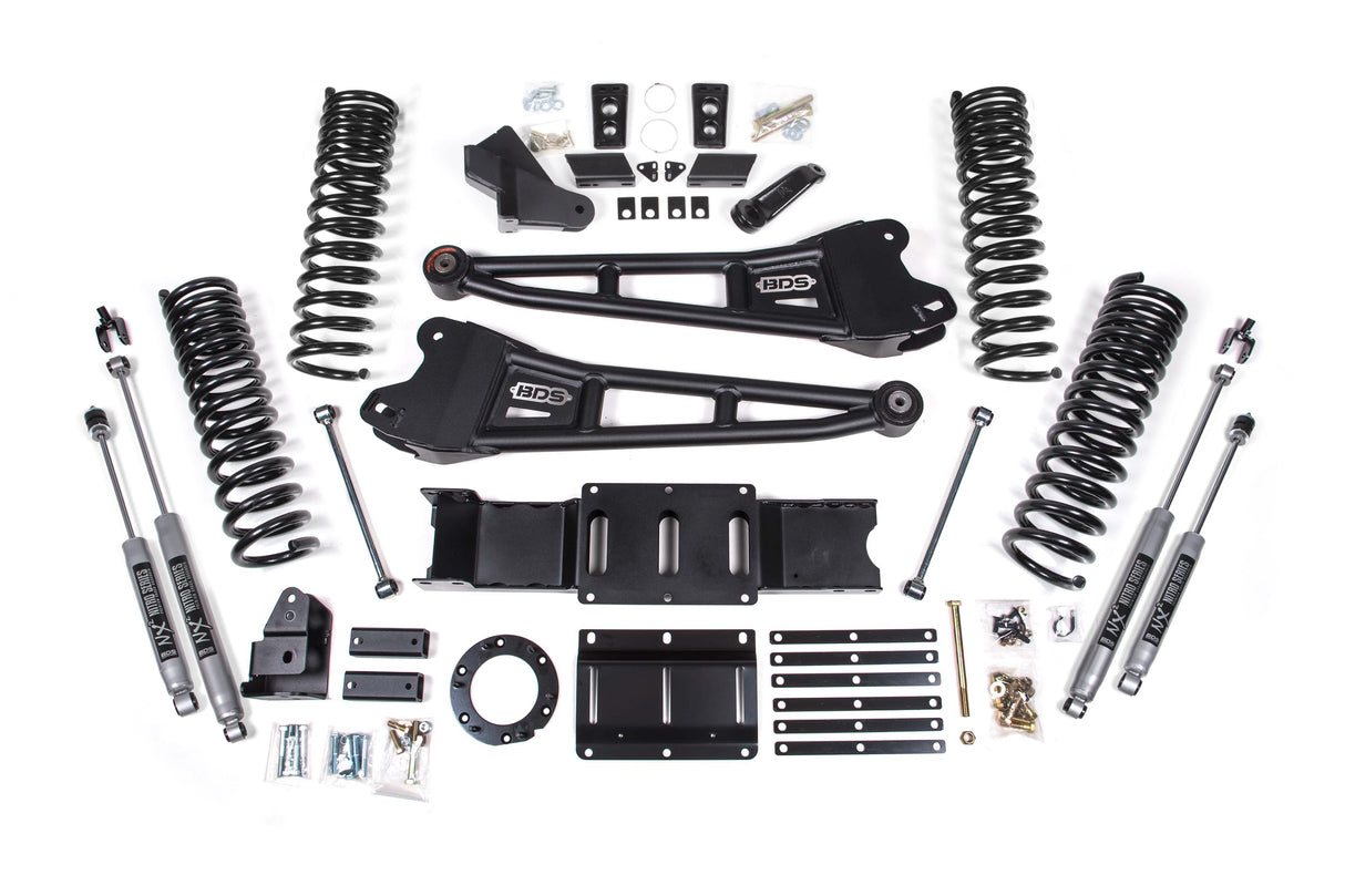6 Inch Lift Kit W/ Radius Arm - Ram 2500 (19-24) 4WD - Diesel BDS Suspension Suspension Lift Kit AXOPROS