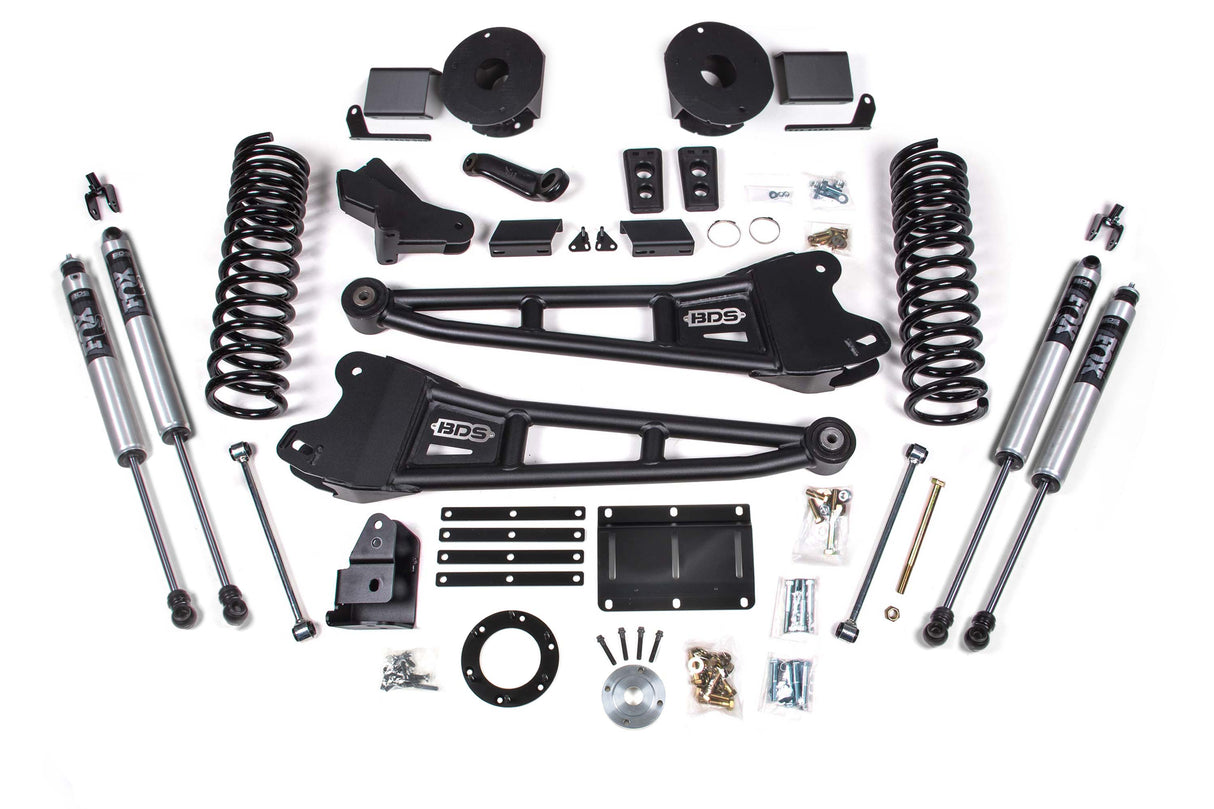 6 Inch Lift Kit W/ Radius Arm - Ram 2500 W/ Rear Air Ride (14-18) 4WD - Diesel BDS Suspension Suspension Lift Kit AXOPROS