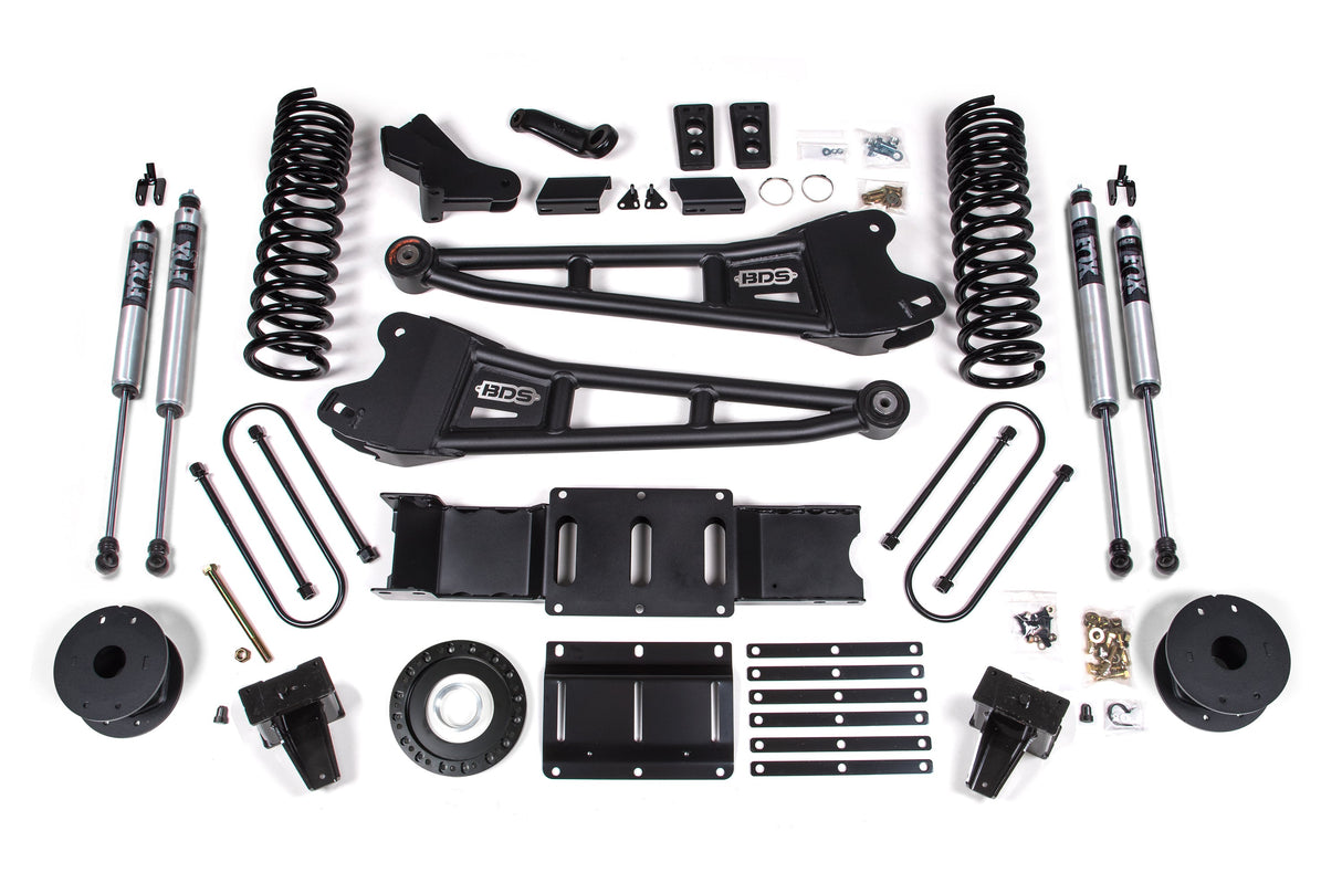 6 Inch Lift Kit W/ Radius Arm - Ram 3500 W/ Rear Air Ride (19-24) 4WD - Diesel BDS Suspension Suspension Lift Kit AXOPROS