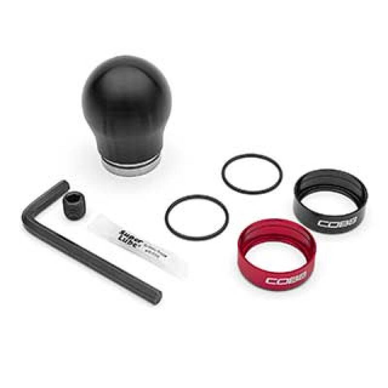 Cobb 12-16 FR-S / 2012+ BRZ / 2017+ GR86 / Focus ST+RS / Fiesta ST Short Weighted COBB Knob - Black COBB Shift Knobs AXOPROS