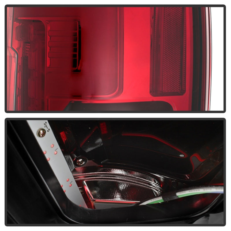 Spyder 17-18 Ford F-250 SD (w/Blind Spot Sens) LED Only Tail Lights - Red Clr (ALT-YD-FS17BS-LED-RC) SPYDER Tail Lights  AXOPROS