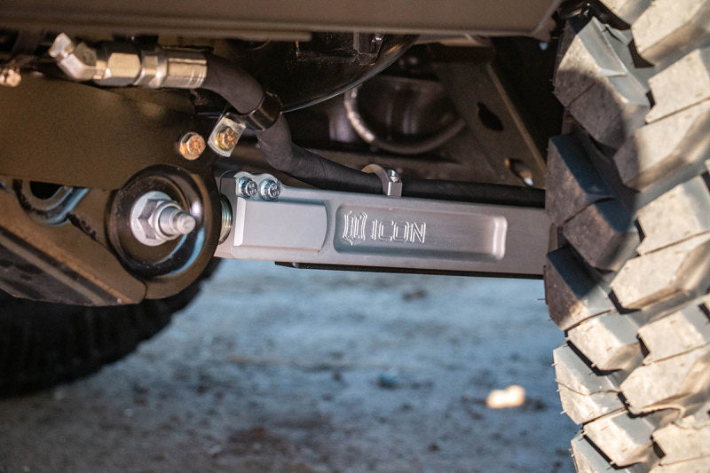 ICON 2021+ Ford Bronco Billet Rear Lower Link Kit ICON Traction Bars  AXOPROS