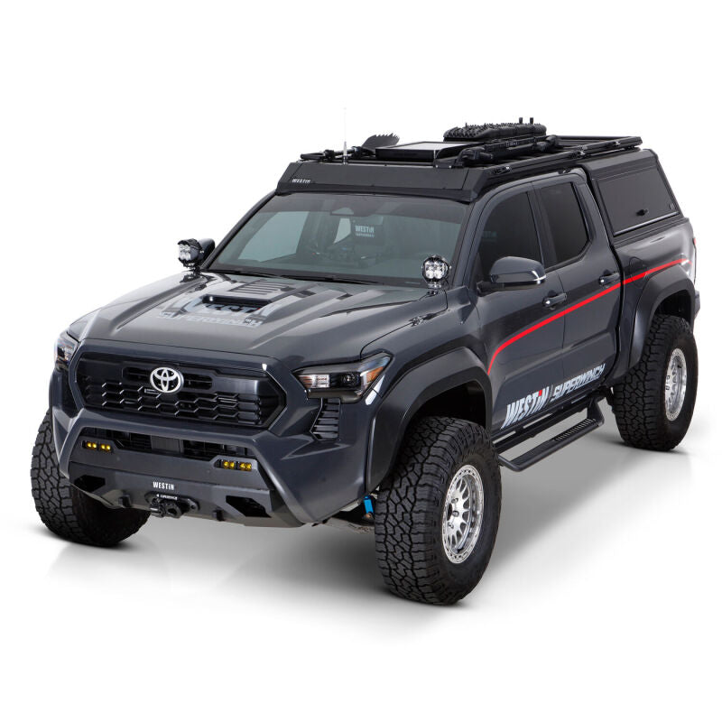 Westin 24-26 Toyota Tacoma DC Outlaw Drop Running Boards - Tex. Blk Westin Running Boards AXOPROS