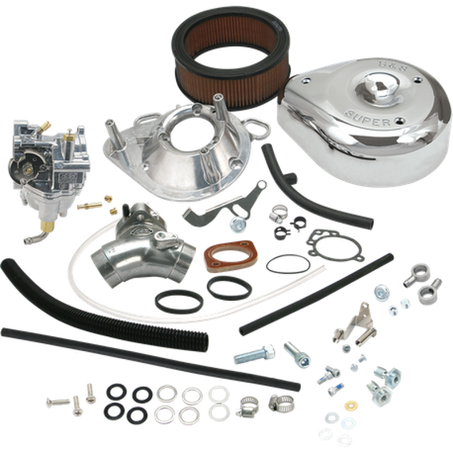 S&S Cycle 93-99 BT Super E Carburetor Kit S&S Cycle Carburetor Rebuild Kits  AXOPROS