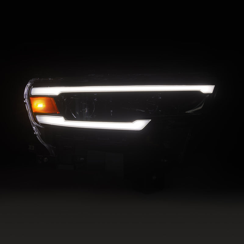 AlphaRex AlphaRex 25-26 Dodge Ram 1500 Luxx LED Proj Headlights -Alpha Black w/Activ Lit/Seq Signal/Switchbk Headlights aftermarket performance part
