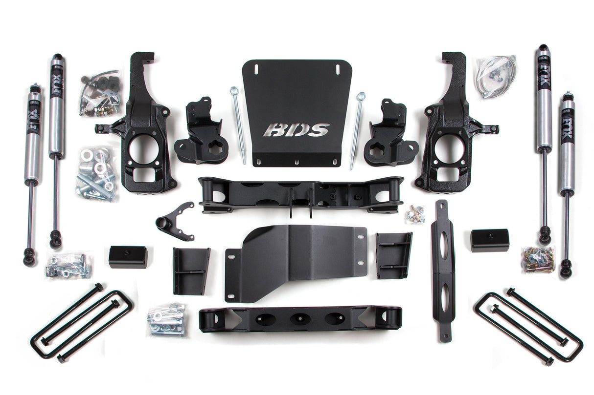 6.5 Inch Lift Kit - Chevy Silverado Or GMC Sierra 2500HD/3500 (11-19) 2/4WD BDS Suspension Suspension Lift Kit AXOPROS