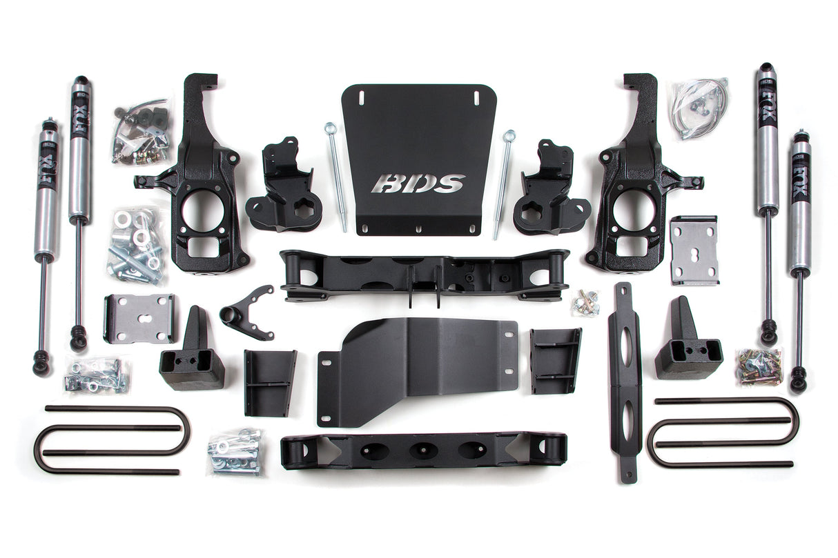 6.5 Inch Lift Kit - Chevy Silverado Or GMC Sierra 2500HD/3500 (11-19) 2/4WD BDS Suspension Suspension Lift Kit AXOPROS