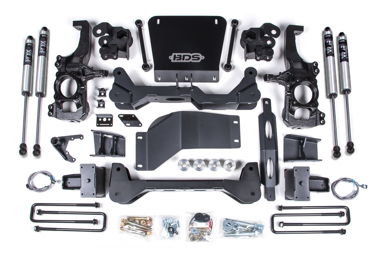 6.5 Inch Lift Kit - Chevy Silverado Or GMC Sierra 2500HD/3500HD (20-24) 4WD BDS Suspension Suspension Lift Kit AXOPROS