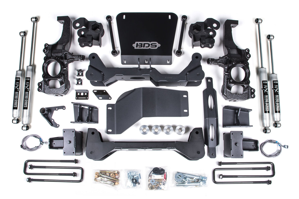 6.5 Inch Lift Kit - Chevy Silverado Or GMC Sierra 2500HD/3500HD (20-24) 4WD BDS Suspension Suspension Lift Kit AXOPROS