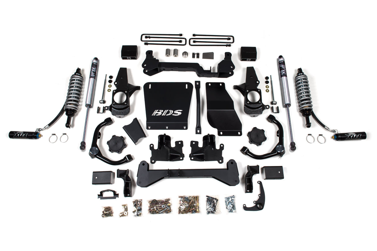 6.5 Inch Lift Kit - FOX 2.5 Coil-Over Conversion - Chevy Silverado Or GMC Sierra 2500HD/3500HD (01-10) - Diesel BDS Suspension Suspension Lift Kit AXOPROS