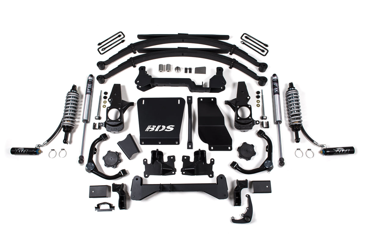 6.5 Inch Lift Kit - FOX 2.5 Coil-Over Conversion - Chevy Silverado Or GMC Sierra 2500HD/3500HD (01-10) - Diesel BDS Suspension Suspension Lift Kit AXOPROS