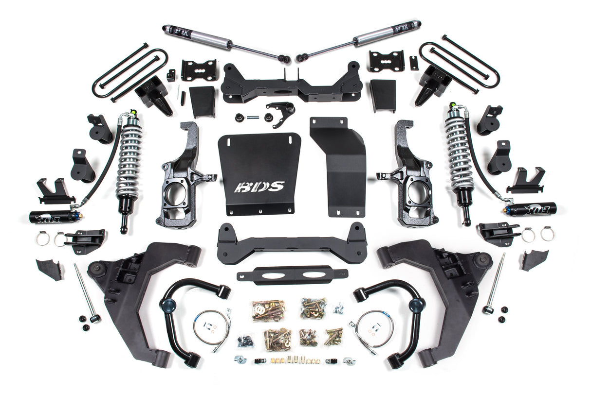 6.5 Inch Lift Kit - FOX 2.5 Coil-Over Conversion - Chevy Silverado Or GMC Sierra 2500HD/3500HD (11-19) - Diesel BDS Suspension Suspension Lift Kit AXOPROS