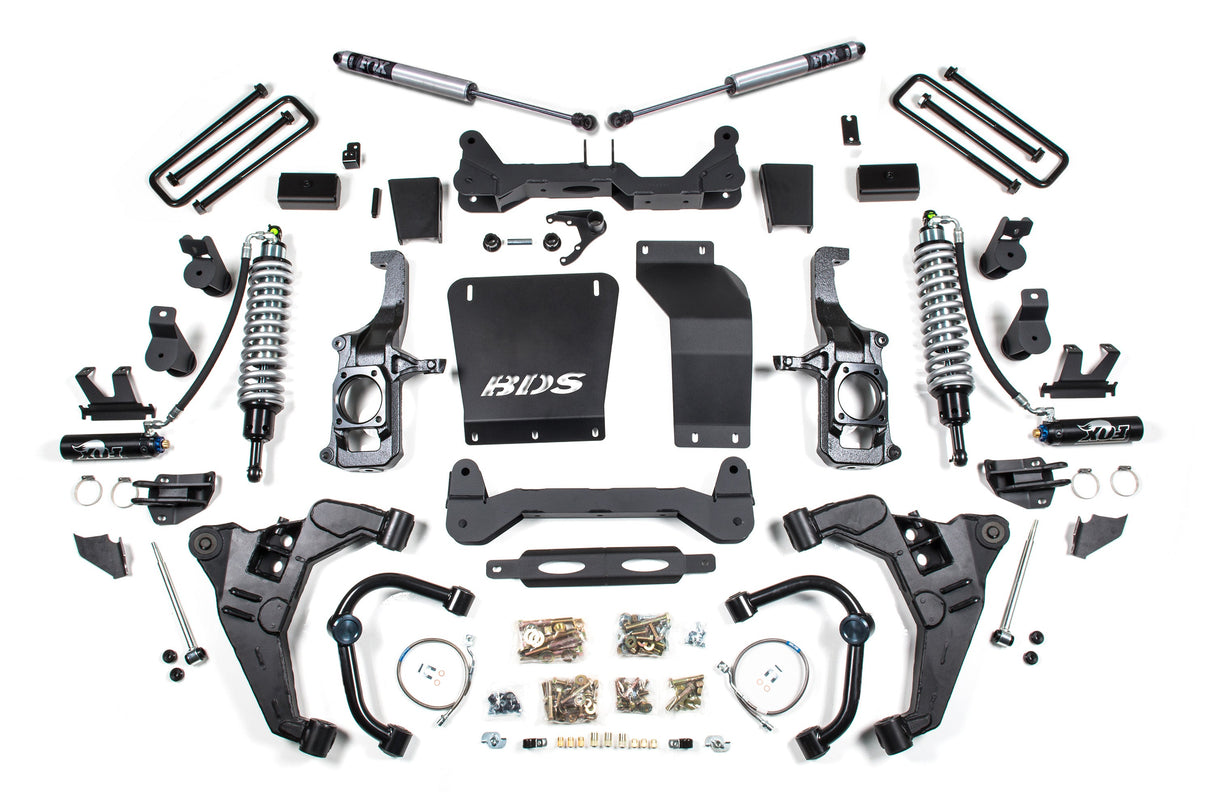 6.5 Inch Lift Kit - FOX 2.5 Coil-Over Conversion - Chevy Silverado Or GMC Sierra 2500HD/3500HD (11-19) - Diesel BDS Suspension Suspension Lift Kit AXOPROS