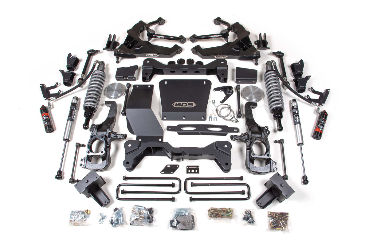 6.5 Inch Lift Kit - FOX 2.5 Coil-Over Conversion - Chevy Silverado Or GMC Sierra 2500HD/3500HD (20-24) - Diesel BDS Suspension Suspension Lift Kit AXOPROS