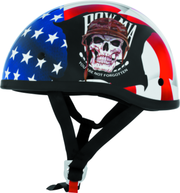 Bikers Choice Skid Lids POW MIA Original Helmet - XL Helmets and Accessories aftermarket performance part