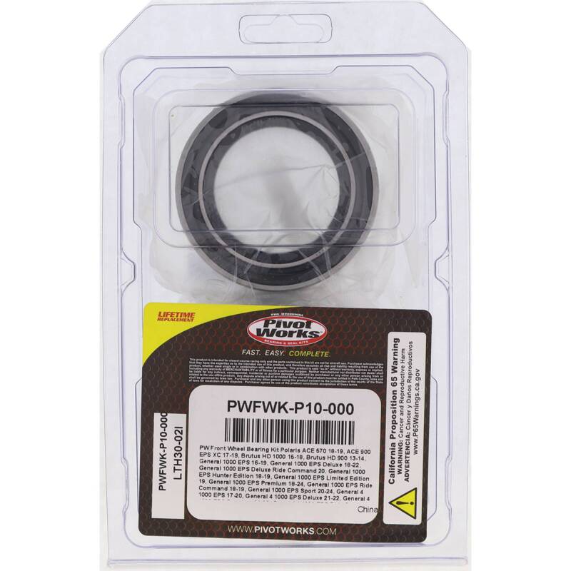 Pivot Works 11-13 Polaris Sportsman 550 Front Wheel Bearing Kit Pivot Works Wheel Bearings AXOPROS