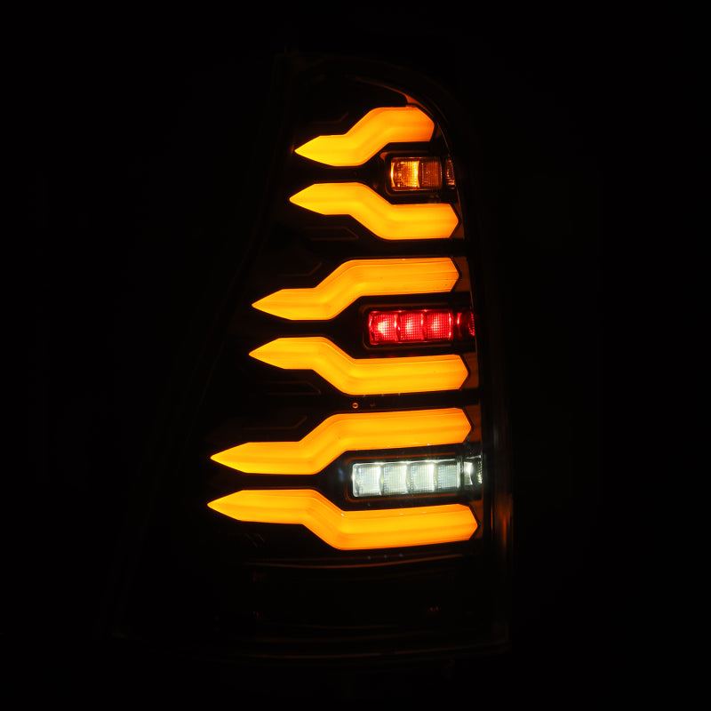 AlphaRex 03-09 Toyota 4Runner LUXX-Series LED Tail Lights- Black AlphaRex Tail Lights  AXOPROS