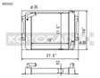 Koyo 70-78 Datsun 240/260/280Z (MT) Radiator Koyo Radiators  AXOPROS
