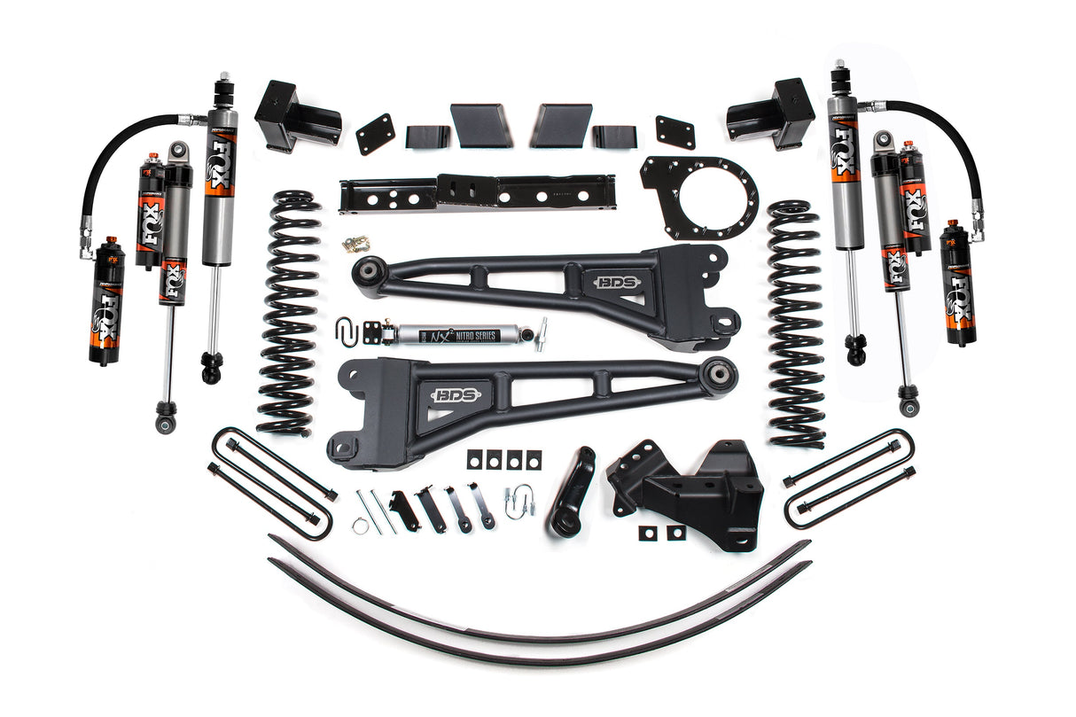 7 Inch Lift Kit W/ Radius Arm - Ford F350 Super Duty DRW (20-22) 4WD - Diesel BDS Suspension Suspension Lift Kit AXOPROS