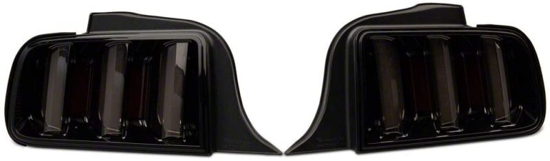 Raxiom 05-09 Ford Mustang Vector V2 LED Tail Lights- Black Housing (Smoked Lens) Raxiom Tail Lights  AXOPROS