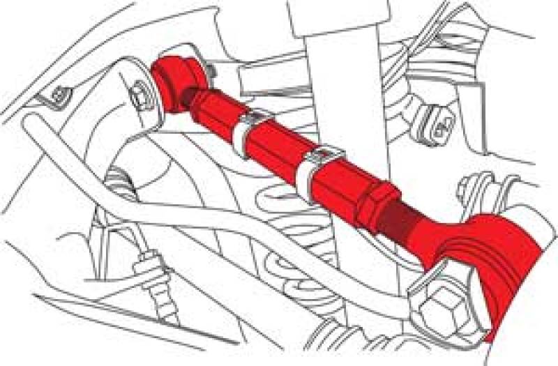 SPC Performance 06-08 BMW 1/2/3 Series Rear Adjustable Camber Arm Single SPC Performance Camber Kits  AXOPROS