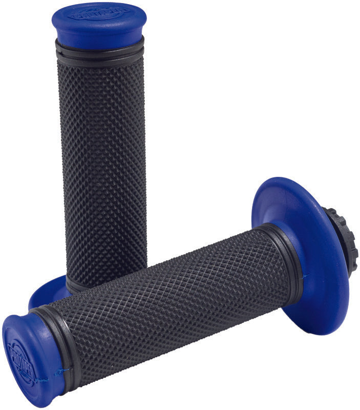 ProTaper Pro Series Clamp On Full Diamond Blue/Black ProTaper Grips AXOPROS