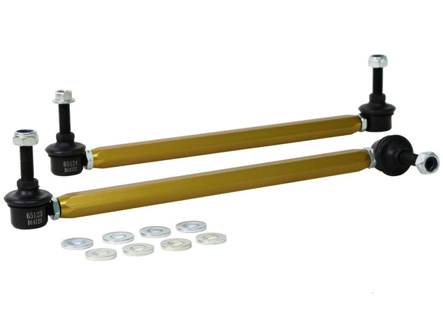 Whiteline 06/05+ Ford Focus LS / 05/09+ Mazda 3 BK Front Swaybar Link Kit H/Duty Adj Steel Ball Whiteline Sway Bar Endlinks  AXOPROS