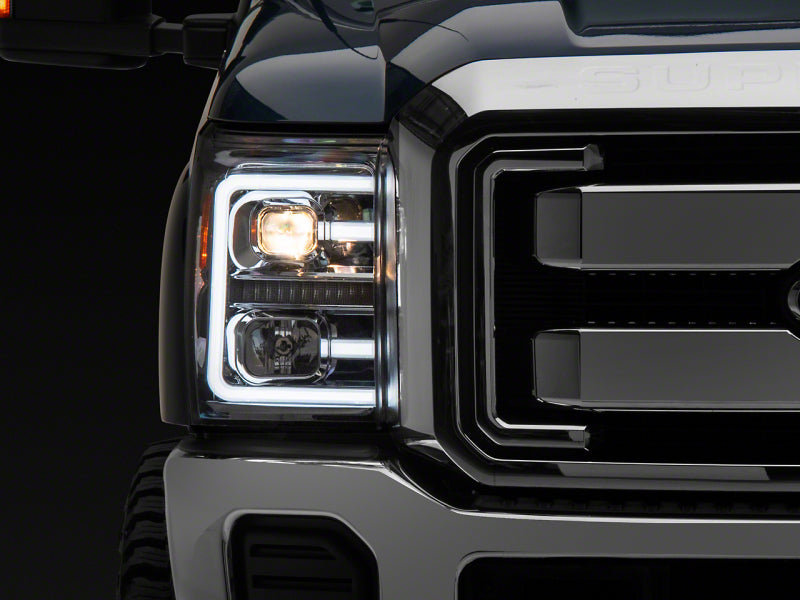 Raxiom Raxiom 11-16 Ford F-250 Super Duty LED Projector Headlights - Chrome Housing (Clear Lens) Headlights aftermarket performance part