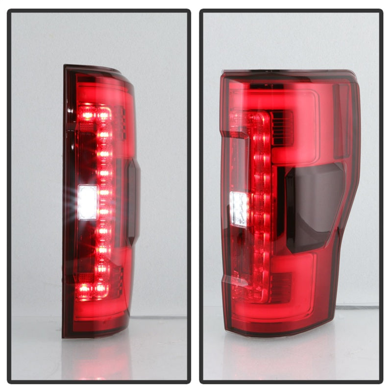 Spyder 17-18 Ford F-250 SD (w/Blind Spot Sens) LED Only Tail Lights - Red Clr (ALT-YD-FS17BS-LED-RC) SPYDER Tail Lights  AXOPROS