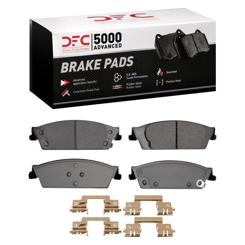 DFC DFC 07-20 Cadillac Escalade ESV Rear 5000 Advanced Ceramic Brake Pads and Hardware Kit Brake Pads - OE aftermarket performance part