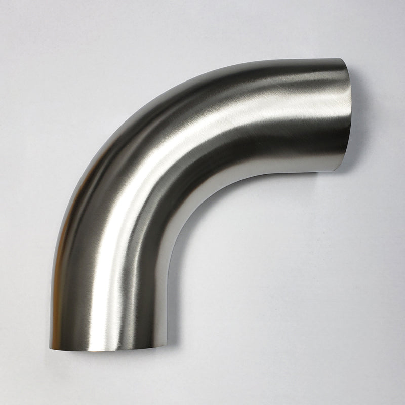 Stainless Bros Stainless Bros 1.5D / 2.65in CLR 90 Degree Bend 2in Leg Mandrel Bend Steel Tubing aftermarket performance part