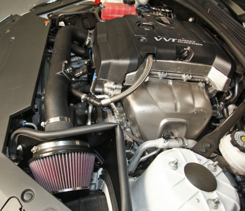 K&N Engineering K&N 63 Series AirCharger Performance Intake Kit 13-15 Cadillac ATS 2.5L L4 F/I Cold Air Intakes aftermarket performance part