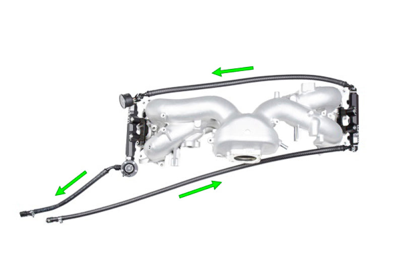 Radium Engineering Subaru EJ Engines Fuel Rail Plumbing - Series Radium Engineering Fuel Rails  AXOPROS