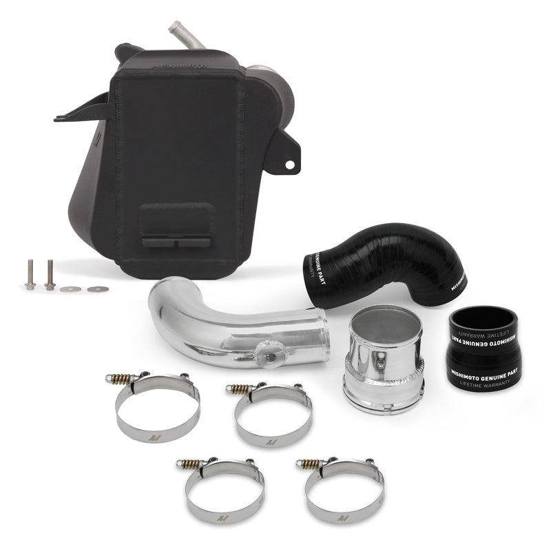 Mishimoto 2017+ Ford 6.7L Powerstroke Air-To-Water Intercooler - Micro-Wrinkle Black Mishimoto Intercoolers AXOPROS