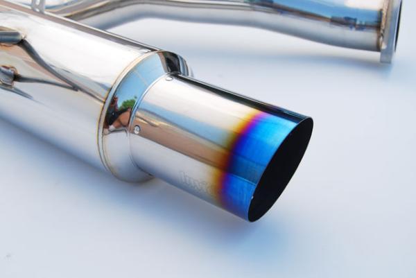 Invidia 08-09 WRX Sedan 76mm (101mm tip) RACING Titanium Tip Cat-back Exhaust Invidia Catback AXOPROS