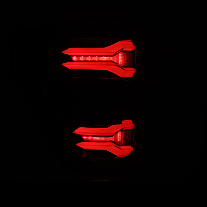 AlphaRex 21-23 Ford F-150 LUXX LED Taillights - Alpha-Black w/ BLIS AlphaRex Tail Lights  AXOPROS