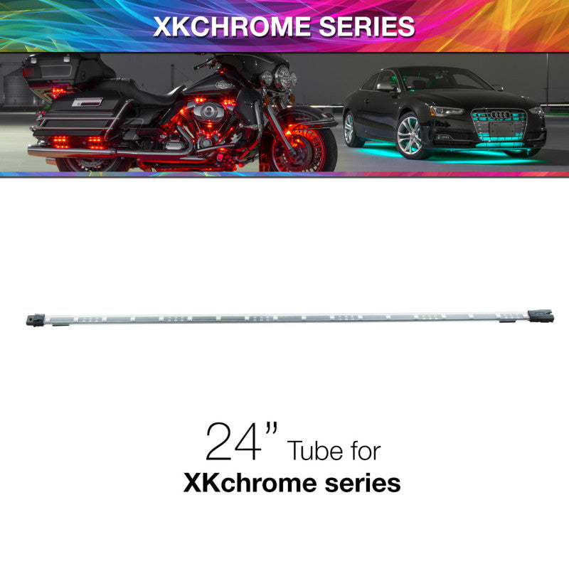 XKGLOW XK Glow 24in Multi Color LED tube for XKchrome & 7 Color Series Light Strip LED aftermarket performance part
