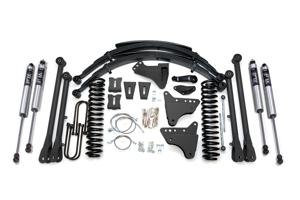 8 Inch Lift Kit W/ 4-Link - Ford F250/F350 Super Duty (05-07) 4WD - Gas BDS Suspension Suspension Lift Kit AXOPROS