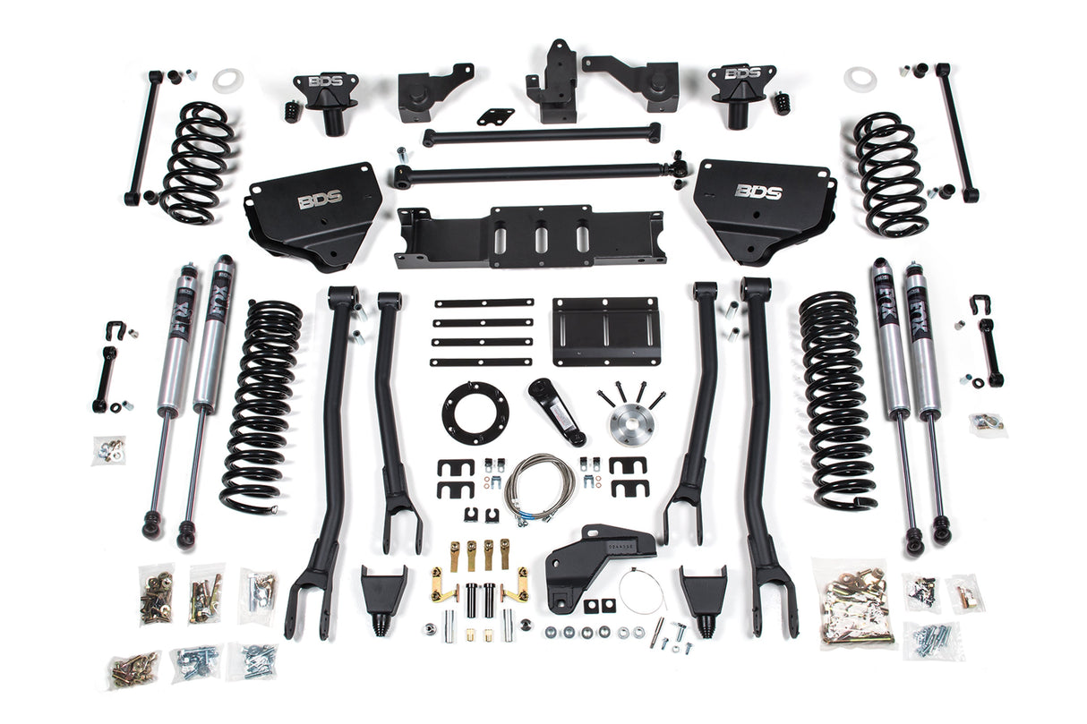 8 Inch Lift Kit W/ 4-Link - Ram 2500 (14-18) 4WD - Diesel BDS Suspension Suspension Lift Kit AXOPROS