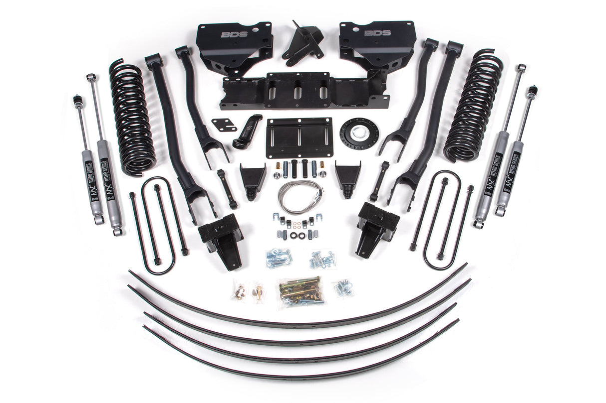 8 Inch Lift Kit W/ 4-Link - Ram 3500 (19-24) 4WD - Diesel BDS Suspension Suspension Lift Kit AXOPROS