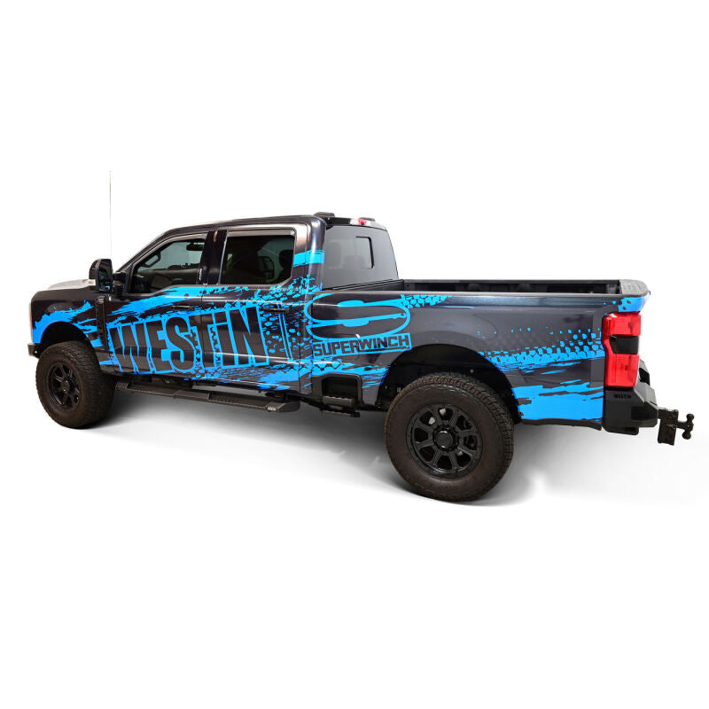 Westin 15-25 Ford F-150 SuperCrew / 17-25 F-250/350 CC AT6 Running Boards - Black Westin Running Boards AXOPROS
