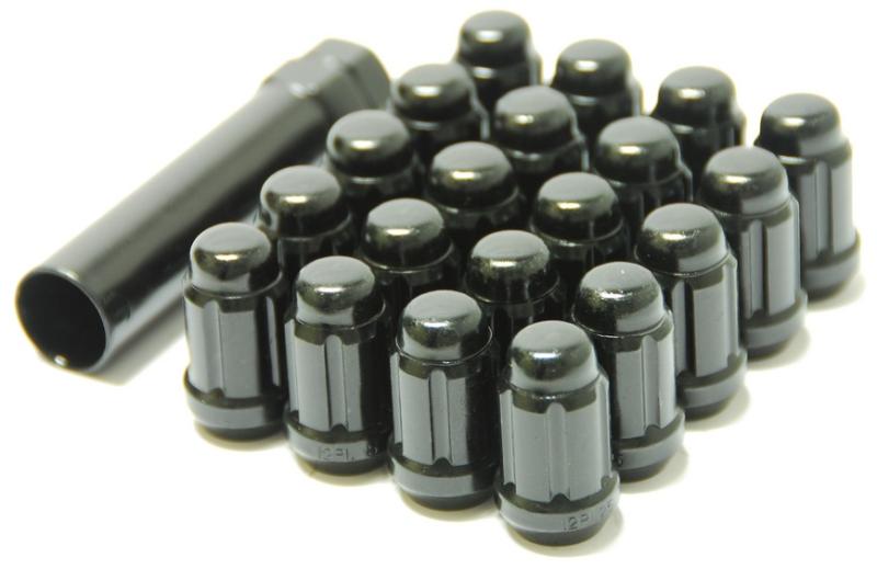 Wheel Mate Muteki Closed End Lug Nuts - Deep Black 12x1.25 Wheel Mate Lug Nuts AXOPROS