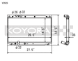 Koyo 06-11 Honda Civic Si 2.0L Coupe/Sedan (MT) Radiator Koyo Radiators  AXOPROS