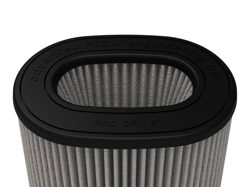 aFe MagnumFLOW Pro DRY S Air Filter (6-3/4 x 4-3/4)in F x (8-1/2 x 6-1/2)in B x (7-1/4 x 5)in T aFe Air Filters - Universal Fit AXOPROS